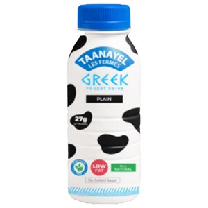 Taanayel Greek Yogurt Drink Plain Low Fat 330Ml