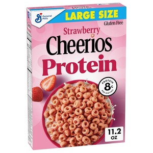 General Mills Cheerios Protein Cereals Strawberries Gluten Free 317G