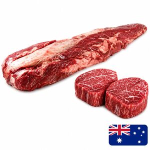Black Angus Grain Fed Tenderloin Mb2+