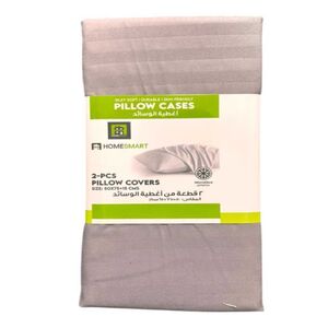 Home Smart Plain Pillow Case Pair 2 Pcs