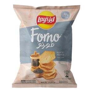 Lay's Forno Black Pepper Potato Chips 95 Gr