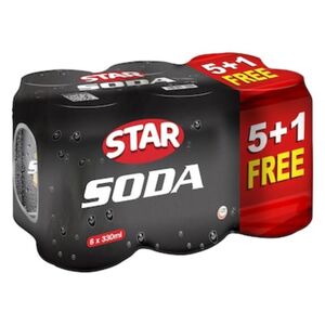 Star Soda Water 330 Ml Pack Of 6