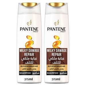 Pantene Shampoo Mlky Damage Repair 2X375ml