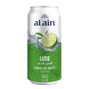 Al Ain Sparkling Water Lime 250 Ml