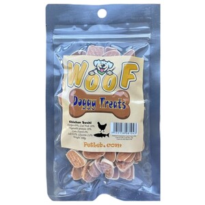Woof Doggy Treats Mini Chicken Sushi 100G