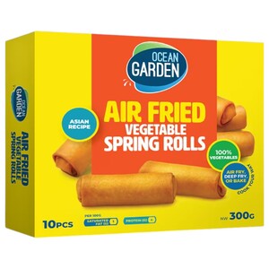 Ocean Garden Frozen Air Fried Vegetable Spring Rolls 10 Pieces 300G