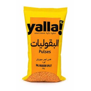 Yalla! Pulses Dal Masoor Split 1 Kg