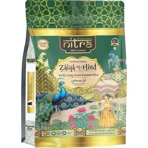 Nitra Zaiqa E Hind Xxxl Long Grain Basmati Rice 20 Kg