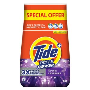 Tide Triple Power Downy Lavender Washing Powder 4 Kg