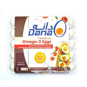Dana Omega-3 White Eggs Medium 30 Pcs