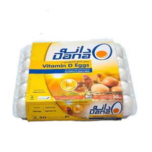 Dana Vitamin D White Eggs Medium 30 Pcs