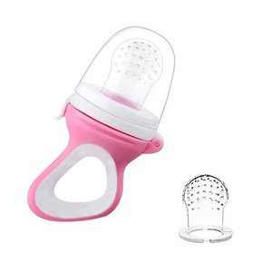Optimal Round Nipple Silicone Pacifier Pink 6+