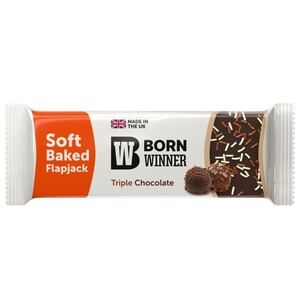 Born Winner Soft Baked Flapjack Triple Chocolate 100G