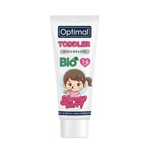Optimal Bio Toddler Toothpaste For Girls 1-6 Years