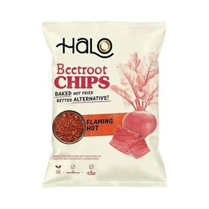 Halo Beetroot Vege Chips Flaming Hot 50 Gr