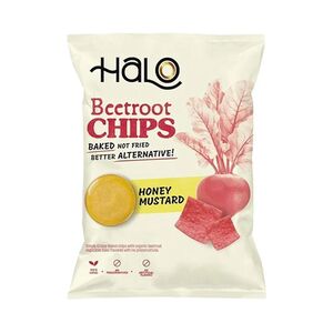 Halo Beetroot Vege Chips Honey Mustard 50 Gr