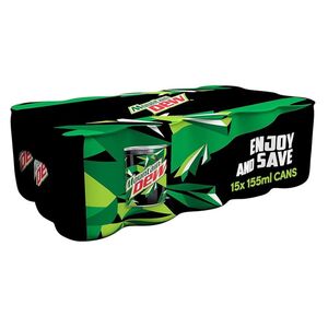 Mountain Dew Can 155 Ml Pack Of 15