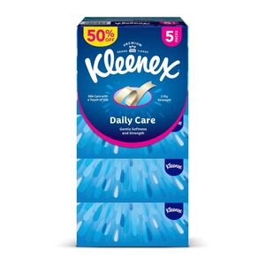 Kleenex Daily Care Facial Tissue 2 Ply 170 Sheets Pack Of 5