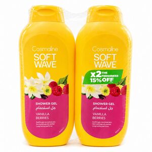 Softwave Shower Gel Vanilla Berries 650Ml*2-15%