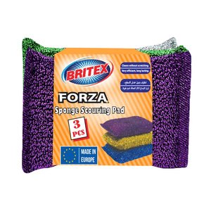 Britex Scrub Microfiber Pad Forza Euro 3Pcs
