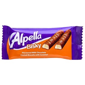 Alpella Bisky Biscuits Milk Chocolate With Caramel 20G