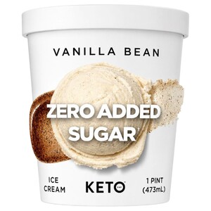 Keto Ice Cream Vanilla Bean 473Ml