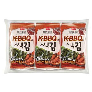 Wang Seasoned Seaweed Korean Bbq 4 Gr Pack Of 3