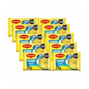 Maggi 2 Minute Chicken Flavour Noodle, 77 Gr Pack Of 10