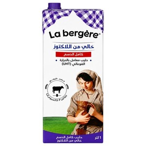 La Bergère Lait Entier Lactose Free 1L