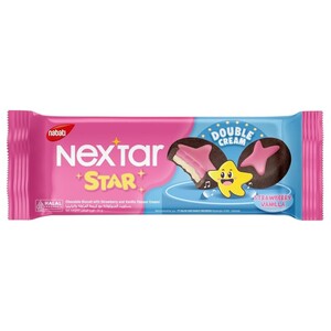 Nabati Nextar Star Biscuits Strawberry Vanilla 31G
