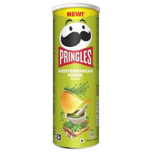 Pringles Potato Chips Mediterranean Herbs 165G