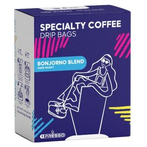 1 Presso Bonjorno Blend Dark Roast Drip Coffee 11 Gr 8 Sachets