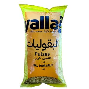 Yalla! Pulses Toor Dal Split 1 Kg