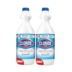 Clorox Bleach Original 950Ml X2 -15%P.Off