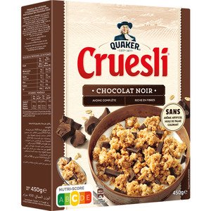 Quaker Cruesli Chocolat Noir 450G