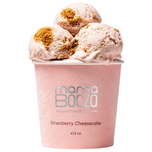 Mama Booza Strawberry Cheesecake 473Ml