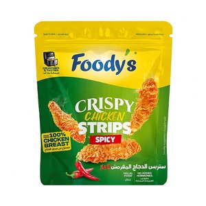 Foody's Frozen Crispy Chicken Strips Spicy 500G