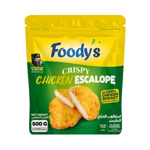 Foody's Frozen Crispy Chicken Escalope 500G