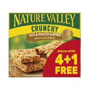 Nature Valley Cereal Bar Oats & Almond 42G 4+1 Free