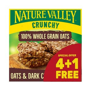 Nature Valley Cereal Bar Oats & Choco 42G 4+1 Free