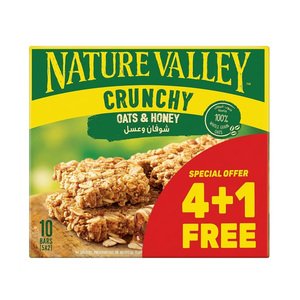 Nature Valley Cereal Bar Oats & Honey 42G 4+1 Free