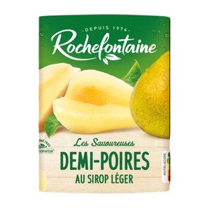 Rochefontaine Demi Poires Sirop Leger 480G