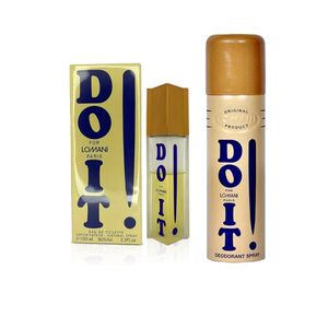 Lomani Do It Eau De Toilette For Men 100 Ml + Deodorant 200 Ml Price Offer