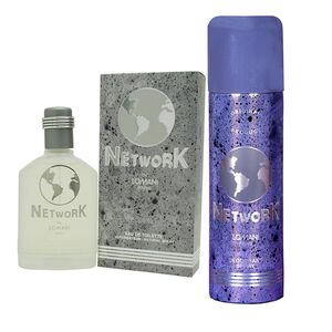 Lomani Network Eau De Toilette For Men 100 Ml + Deodorant 200 Ml Price Offer