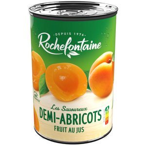 Rochefontaine Abricots Au Jus De Raisin 410G