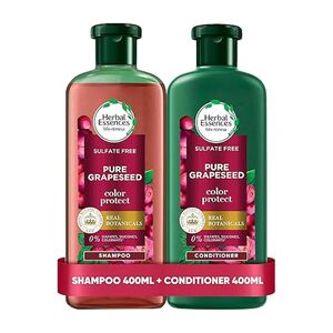 Herbal Essences Pure Grapeseed Shampoo, 400 Ml + Conditioner, 400 Ml