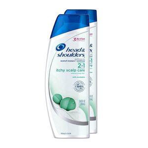 Head & Shoulders And Itchy Scalp Care With Eucalyptus 2-In-1 Anti-Dandruff Shampoo 300 Ml Pack Of 2