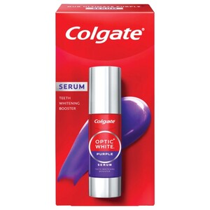 Colgate Serum Optic White Purple Serum Teeth Whitening Booster 40Ml