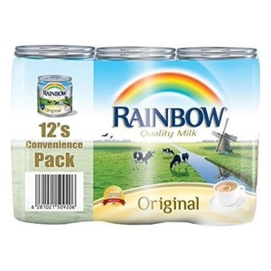 Rainbow Vitamin D Evaporated Milk 12X170g
