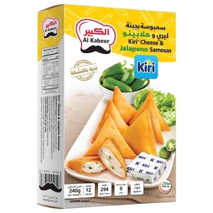 Al Kabeer Samosas Kiri Cheese And Jalapeno Rich And Creamy 240G